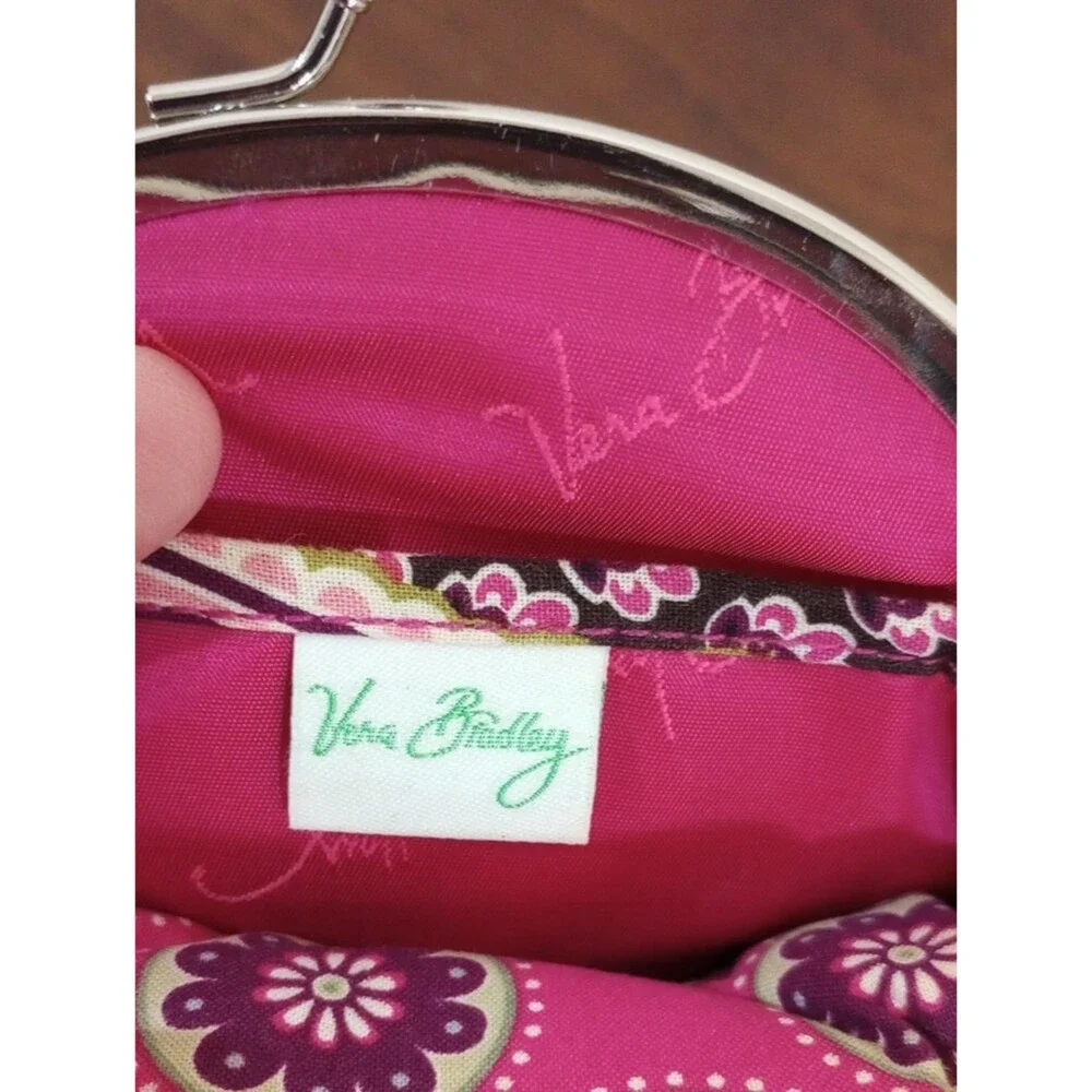Vera Bradley Buttercup Double Kiss Lock Pouch - Retired!